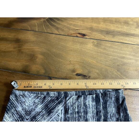 Lululemon Wunder Under Crop II Full-On Luon Heat Wave White Black Size 6 - Picture 6 of 9